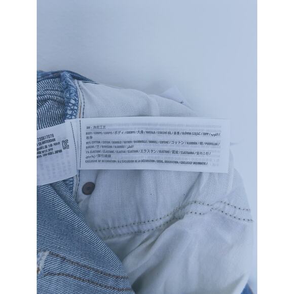 NWT Abercrombie & Fitch 90s Relaxed High Rise Jeans Plus Size 24 Short Blue Y2K - Picture 9 of 10